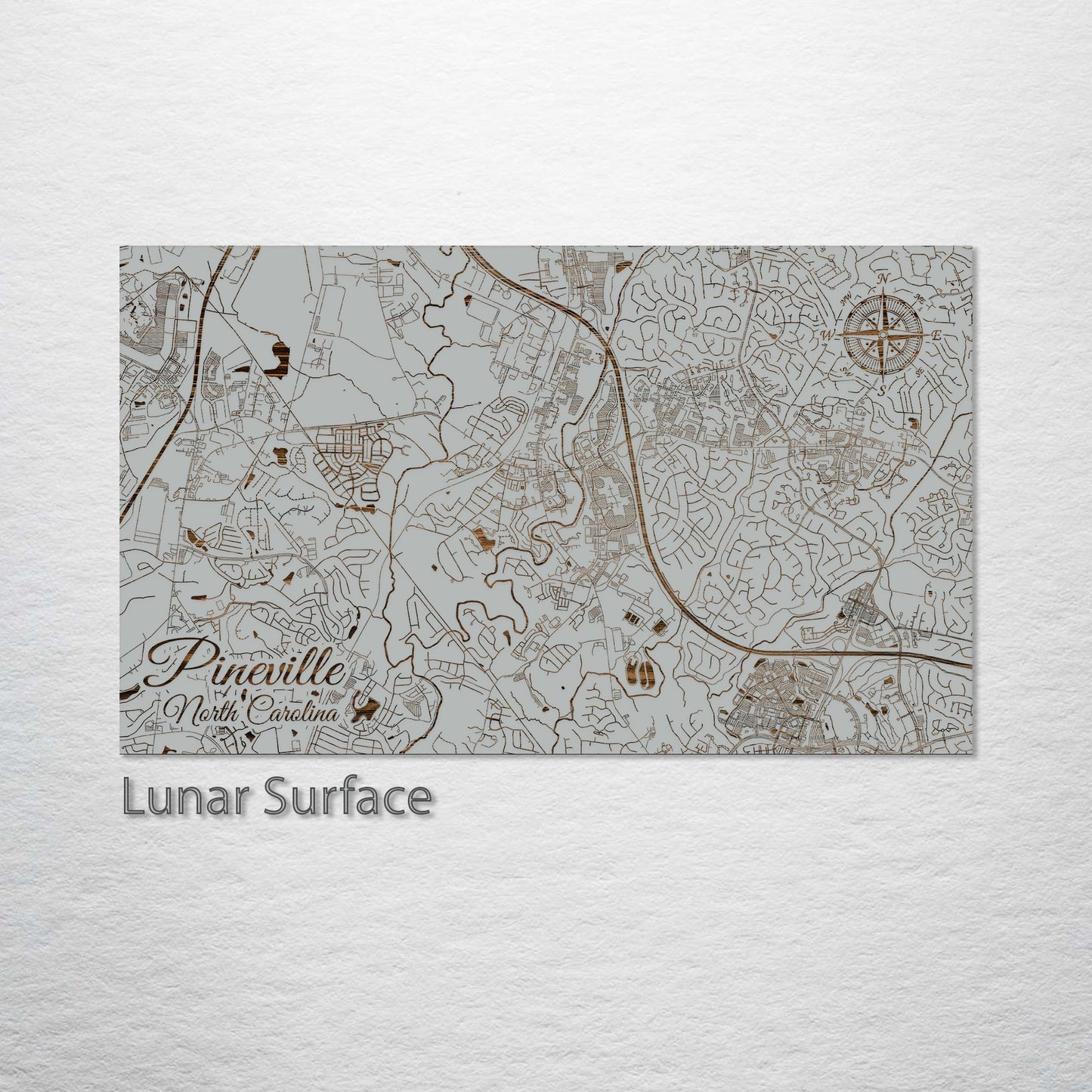 Pineville, North Carolina Street Map