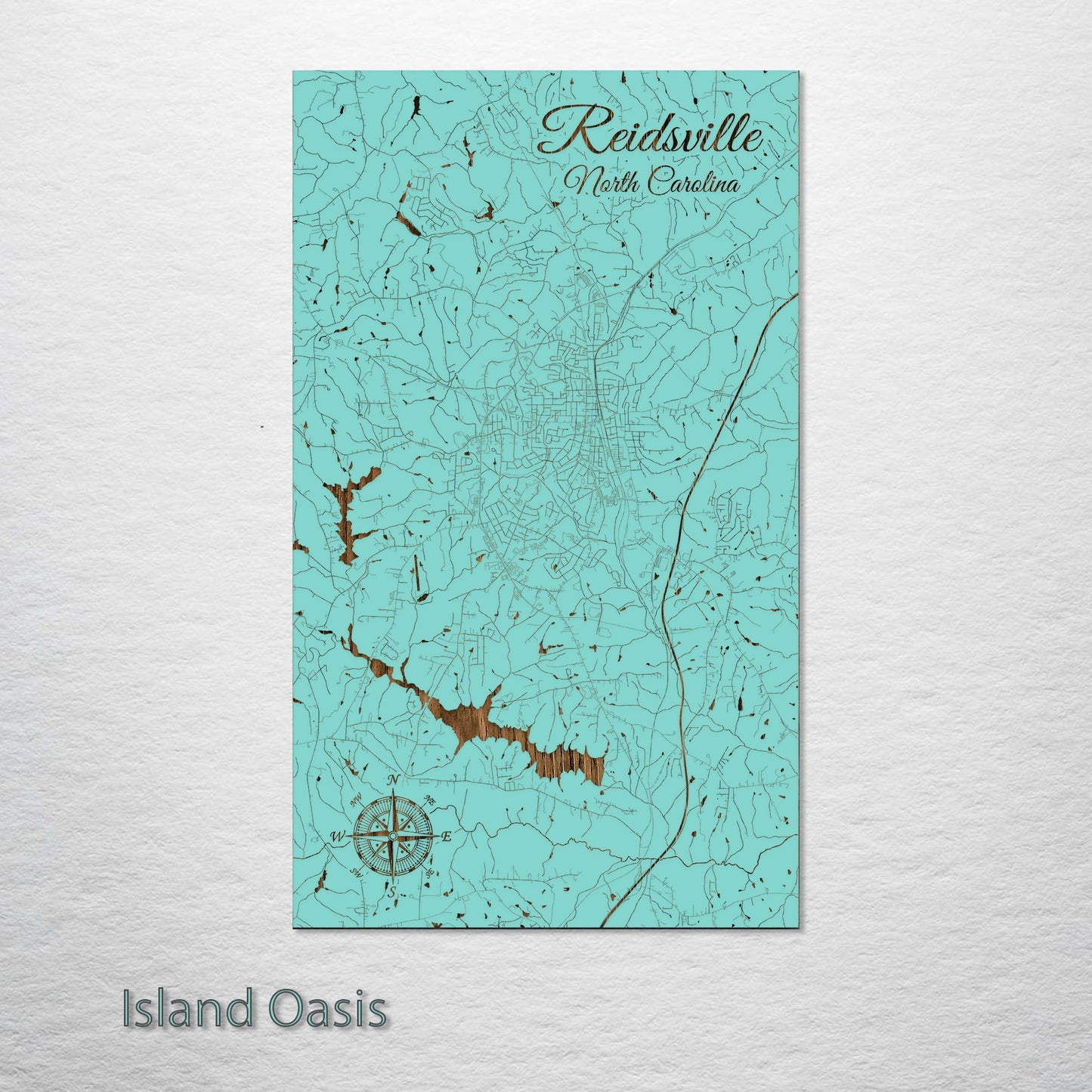 Reidsville, North Carolina Street Map