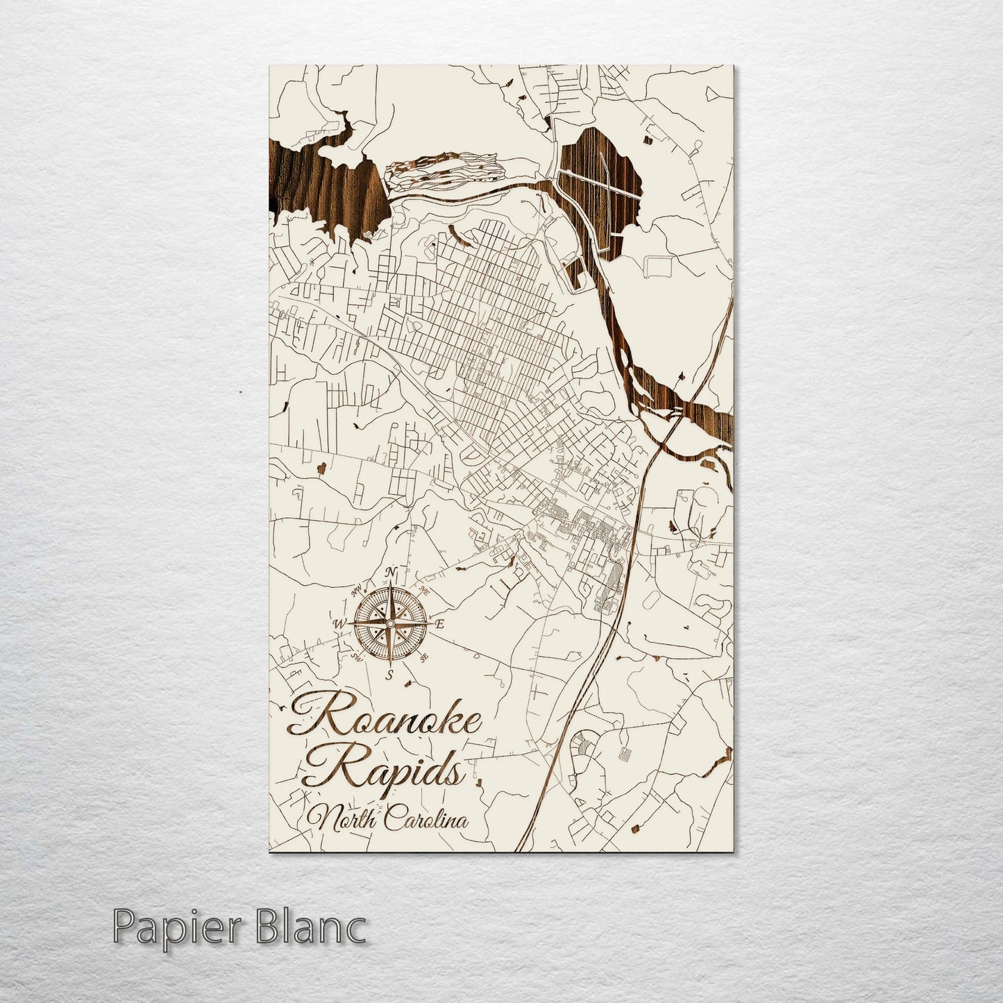 Roanoke Rapids, North Carolina Street Map