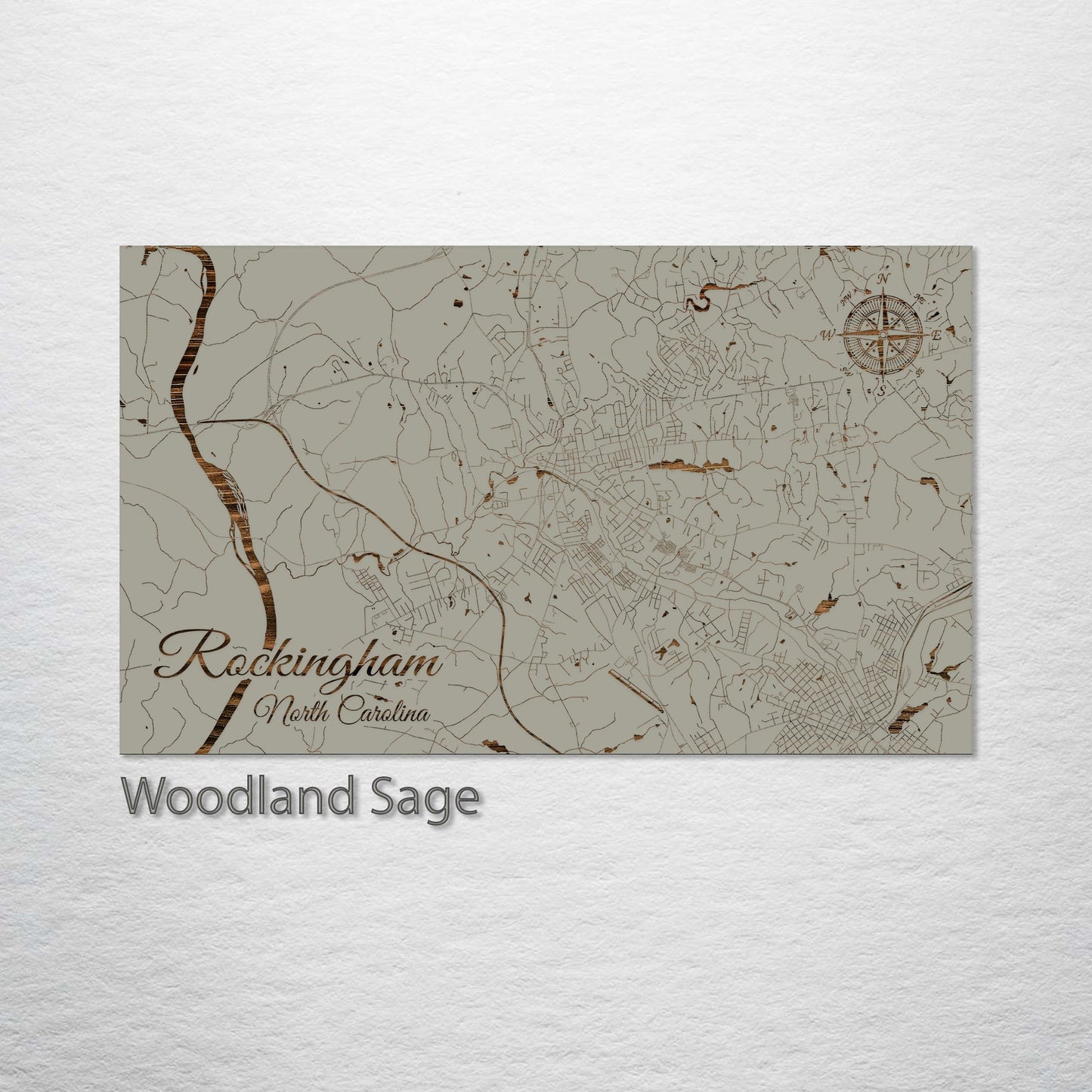 Rockingham, North Carolina Street Map