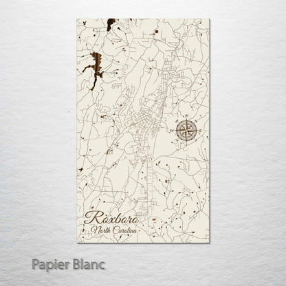 Roxboro, North Carolina Street Map