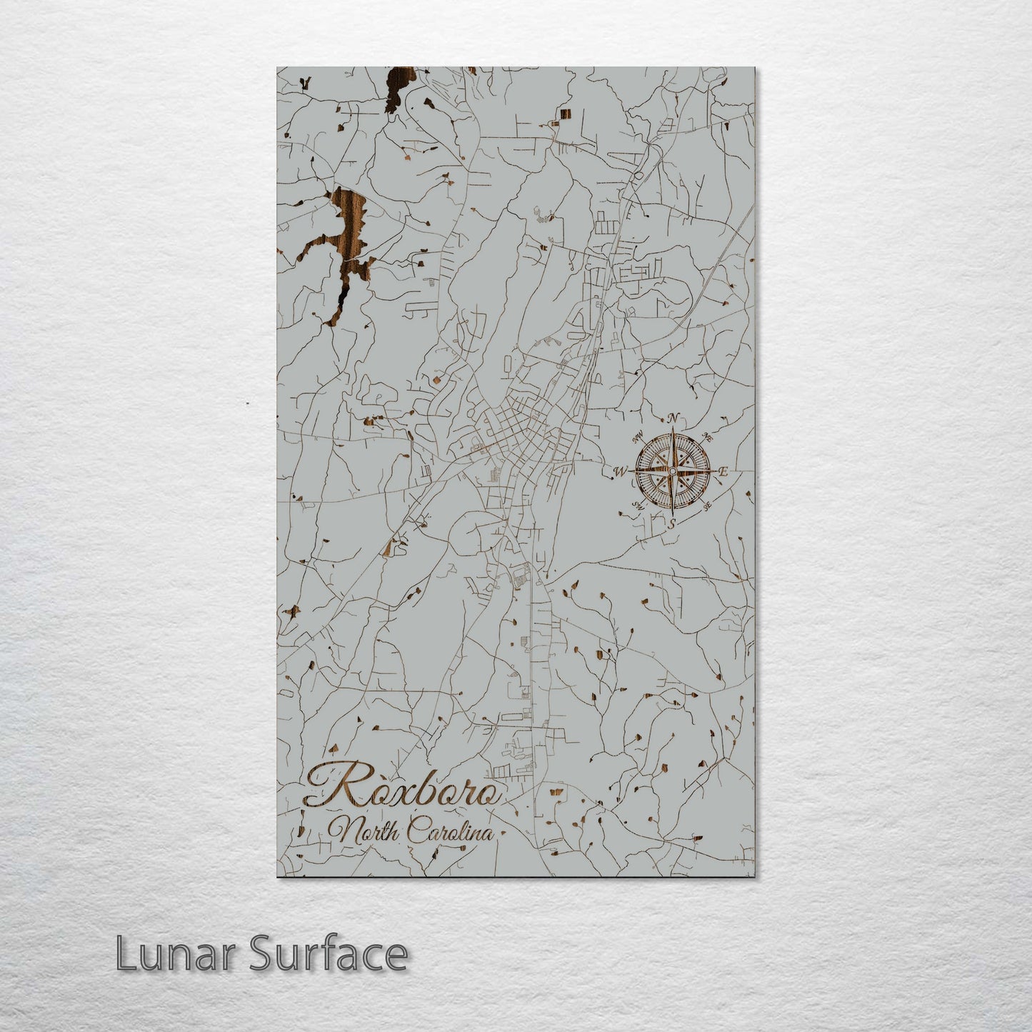 Roxboro, North Carolina Street Map