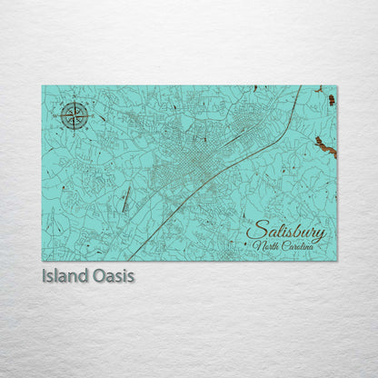 Salisbury, North Carolina Street Map