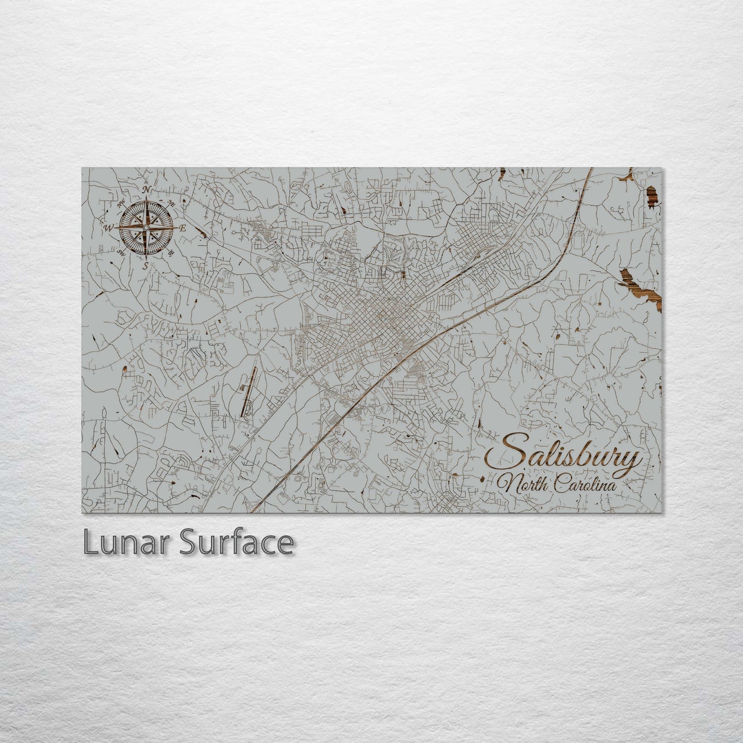 Salisbury, North Carolina Street Map