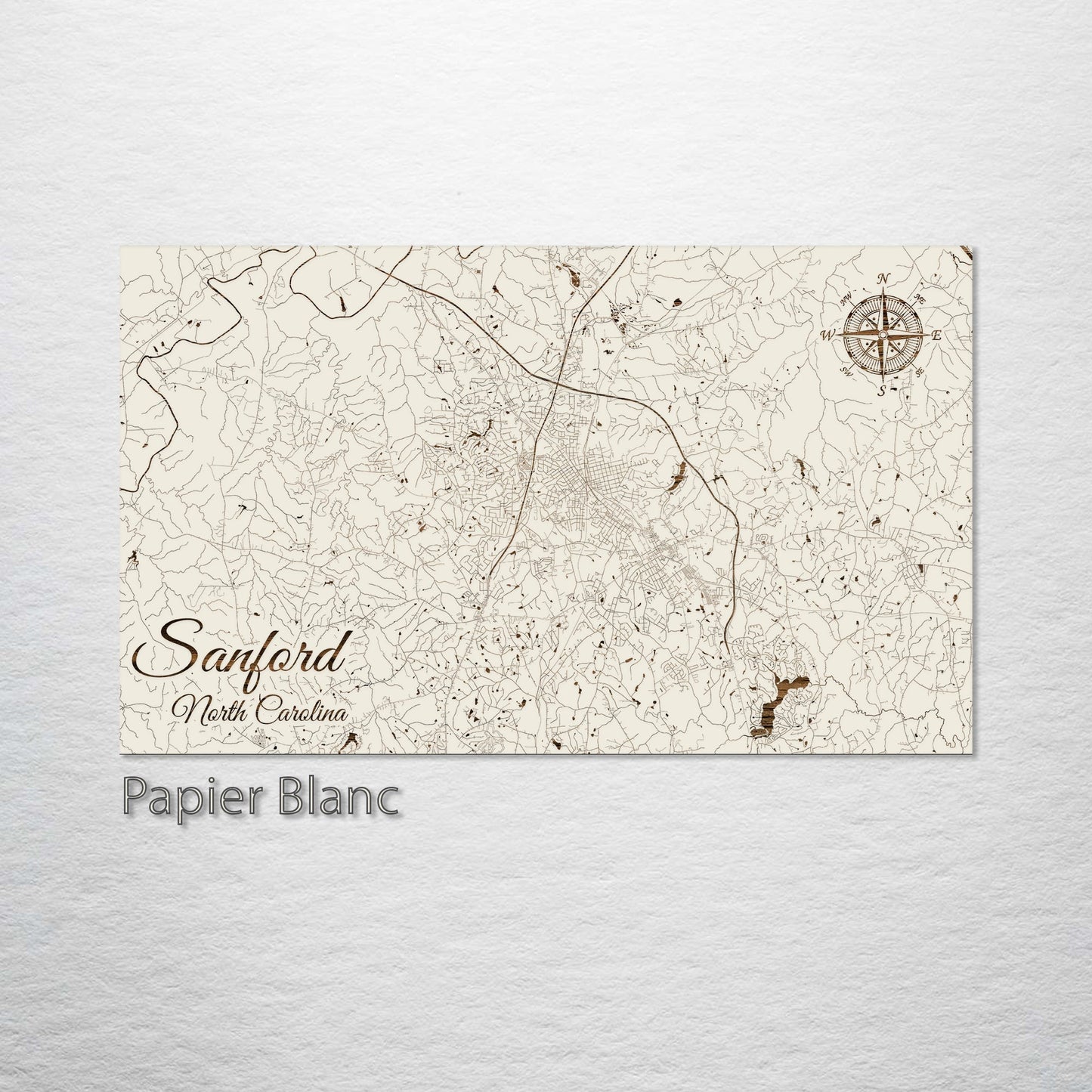 Sanford, North Carolina Street Map