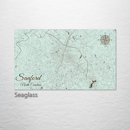 Sanford, North Carolina Street Map