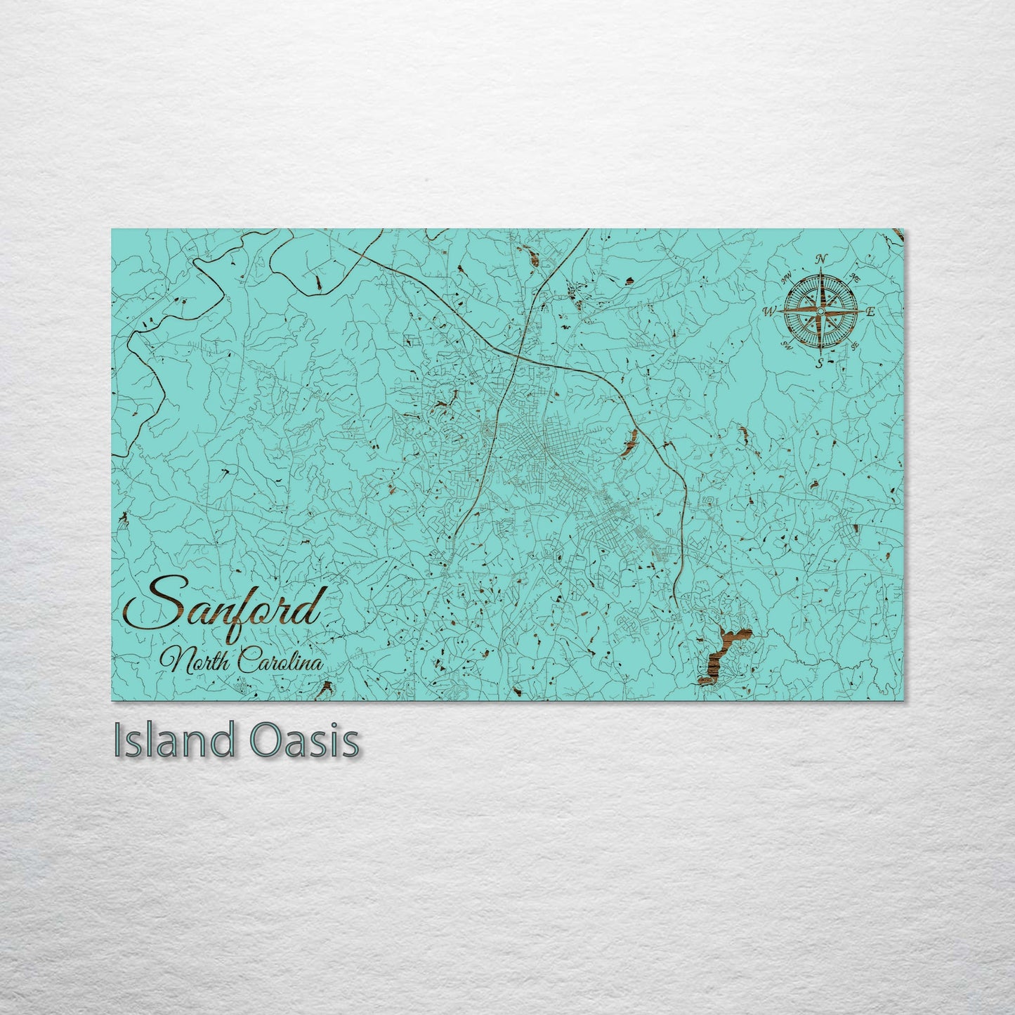 Sanford, North Carolina Street Map