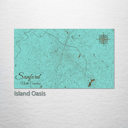 Sanford, North Carolina Street Map