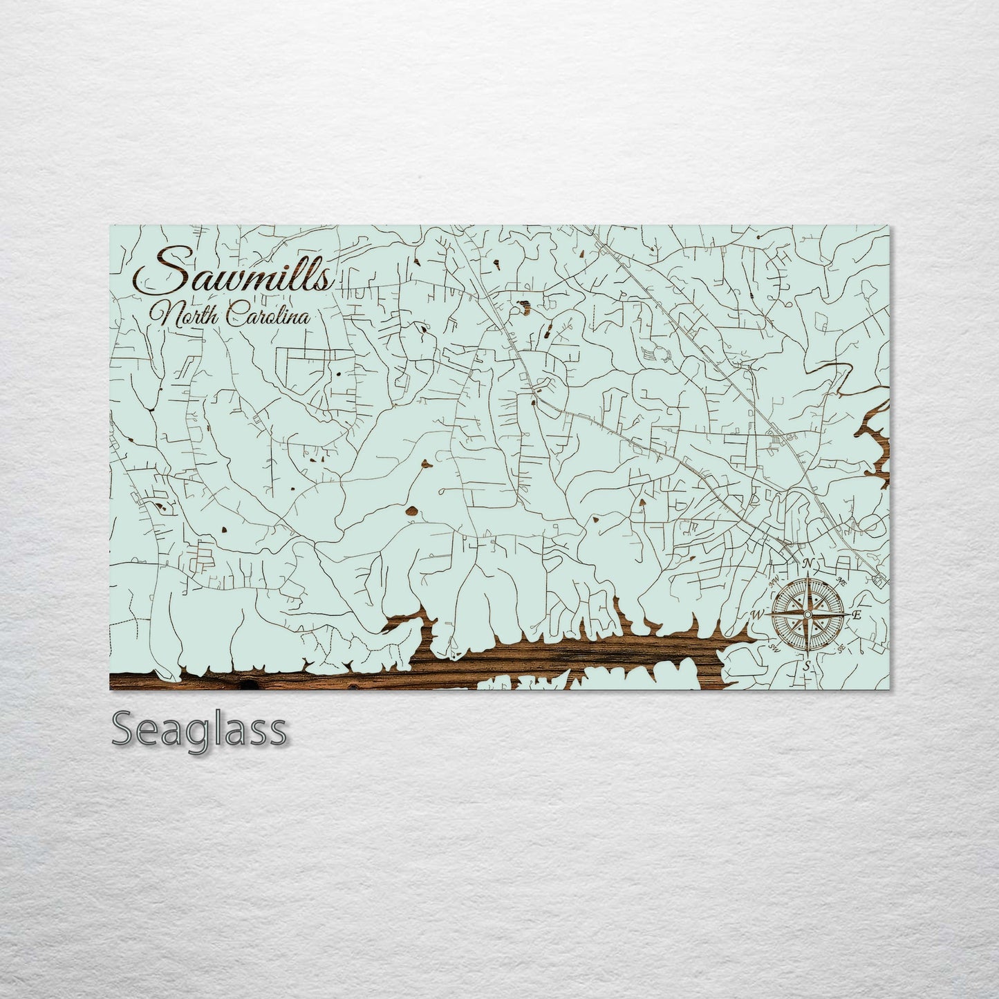 Sawmills, North Carolina Street Map