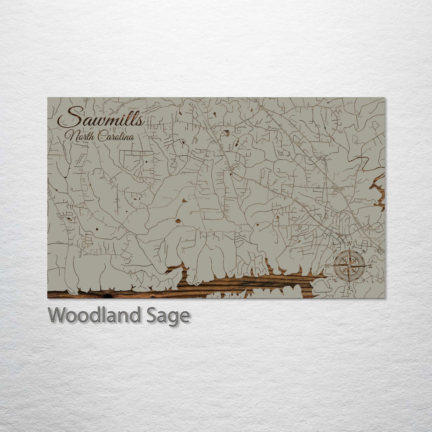 Sawmills, North Carolina Street Map