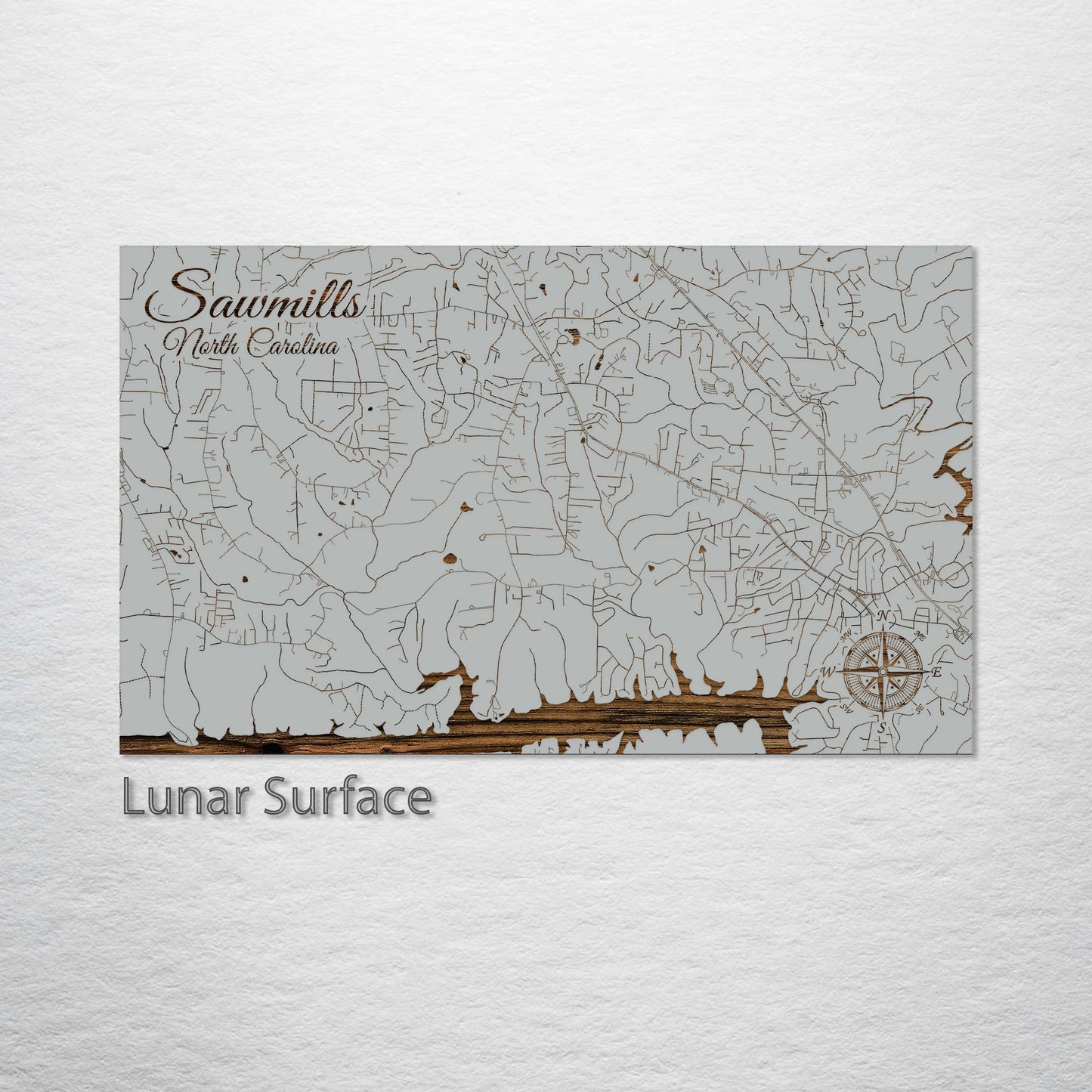 Sawmills, North Carolina Street Map