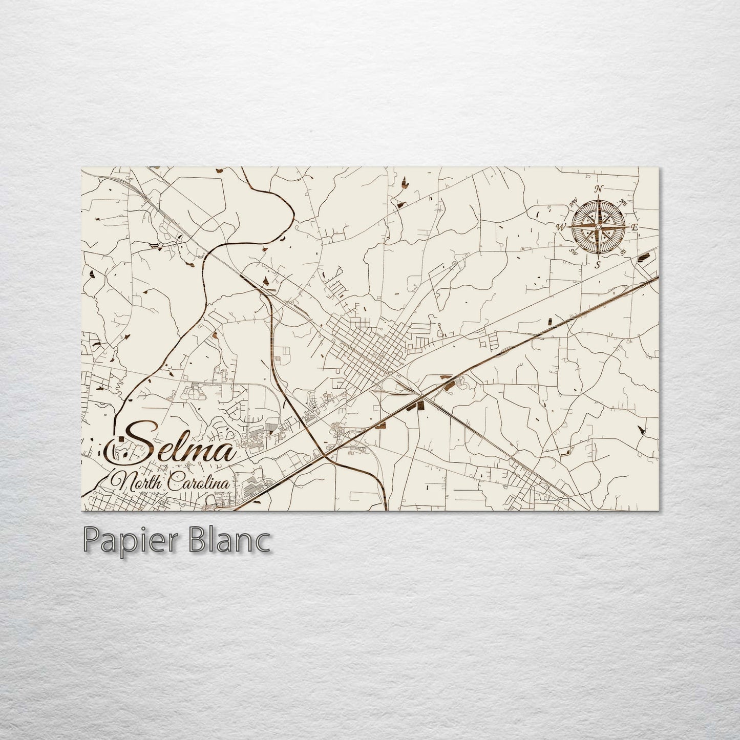 Selma, North Carolina Street Map