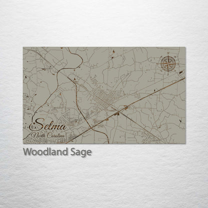 Selma, North Carolina Street Map