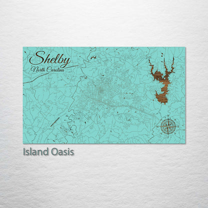 Shelby, North Carolina Street Map