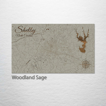 Shelby, North Carolina Street Map