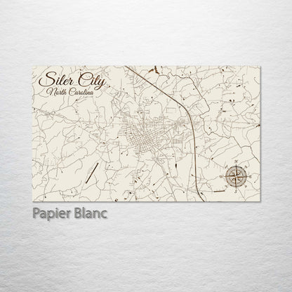 Siler City, North Carolina Street Map