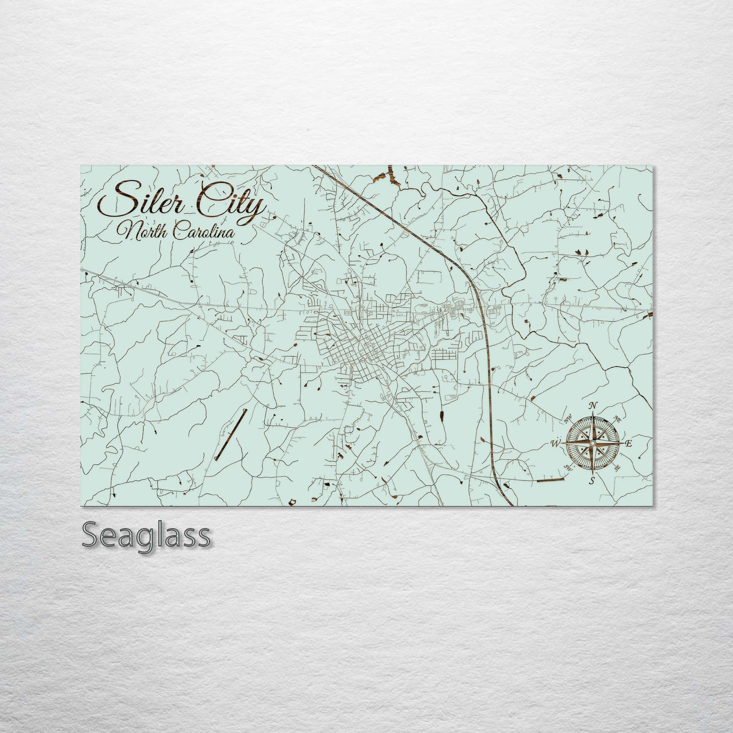 Siler City, North Carolina Street Map