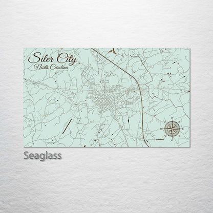 Siler City, North Carolina Street Map