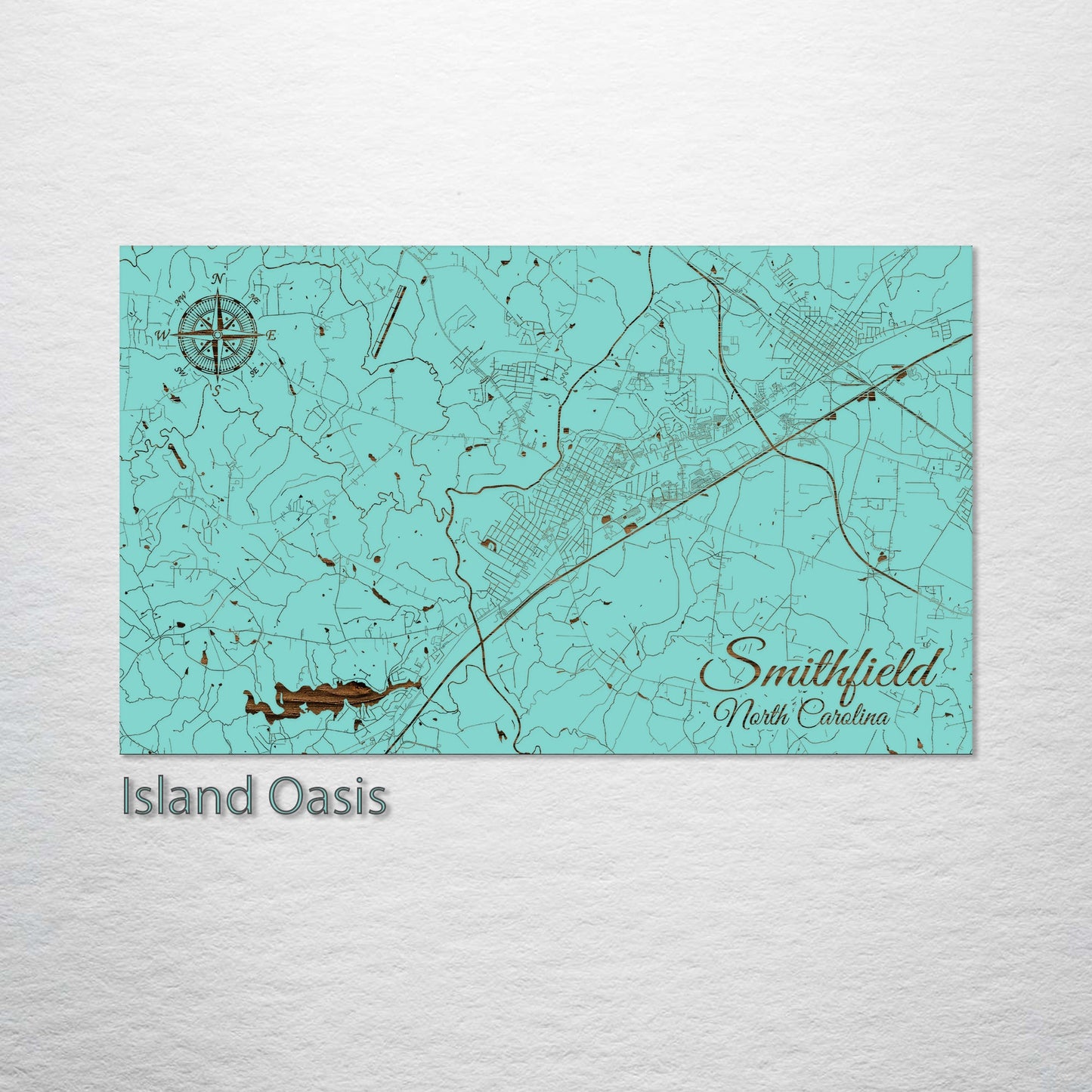 Smithfield, North Carolina Street Map