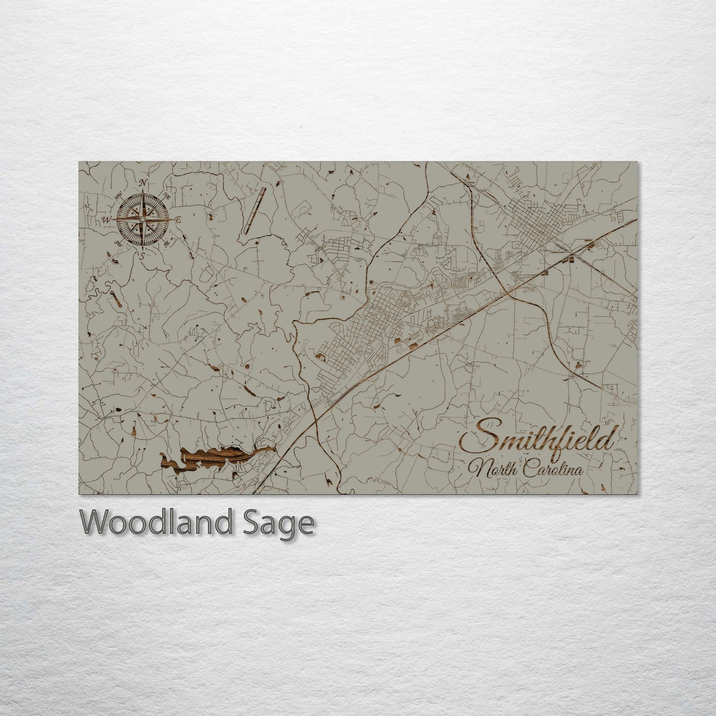 Smithfield, North Carolina Street Map