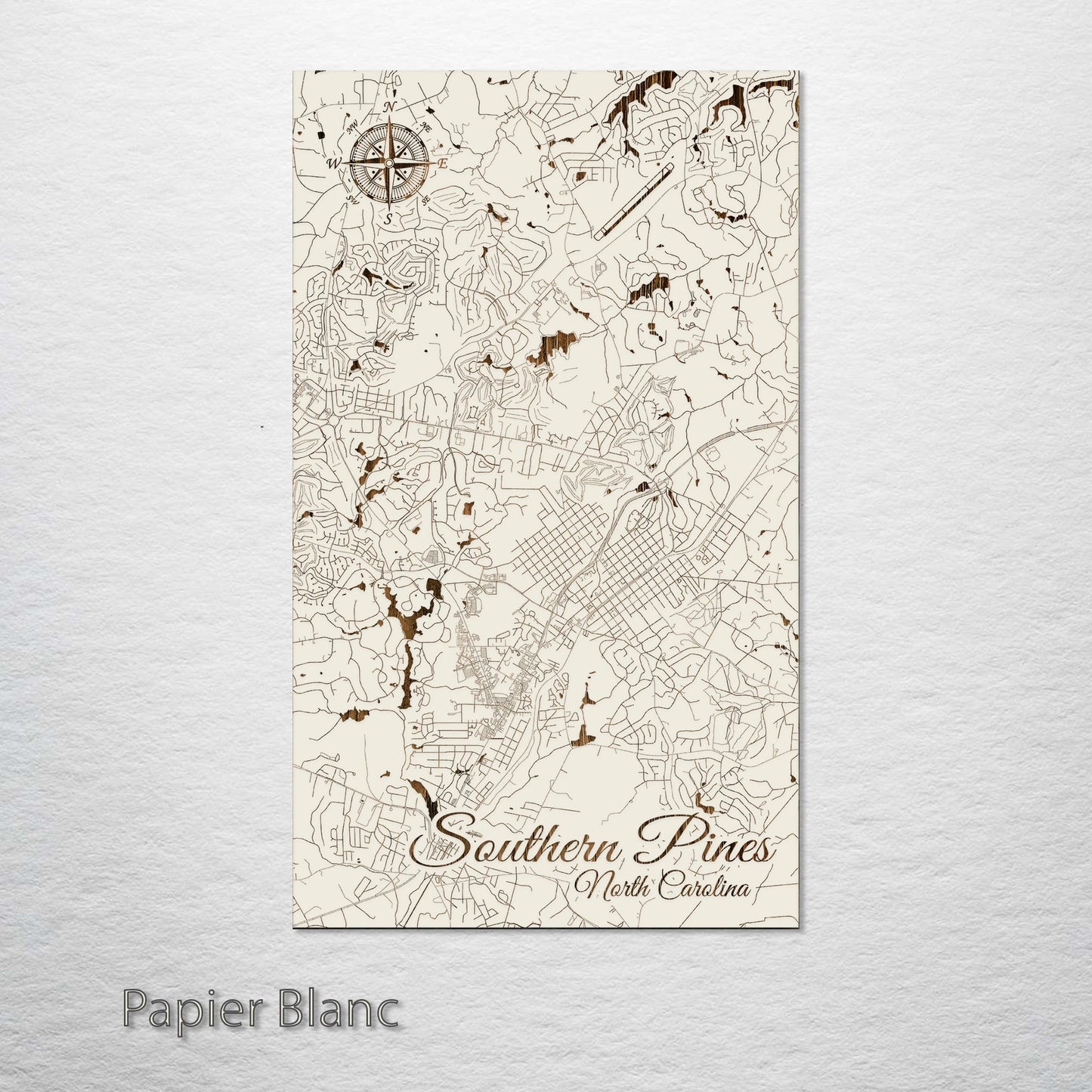 Southern Pines, North Carolina Street Map