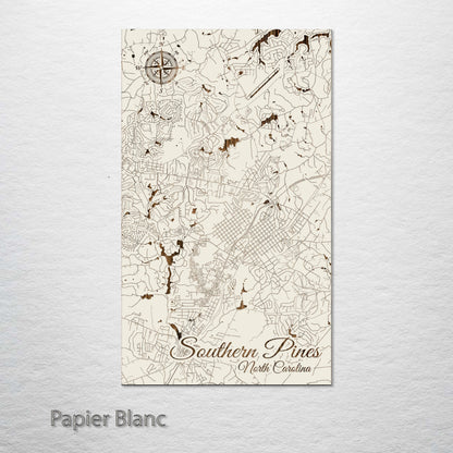 Southern Pines, North Carolina Street Map