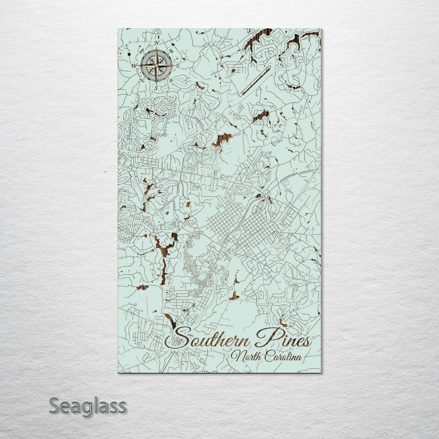 Southern Pines, North Carolina Street Map