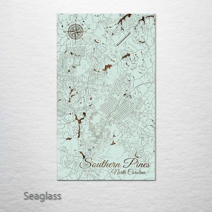 Southern Pines, North Carolina Street Map