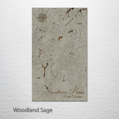 Southern Pines, North Carolina Street Map