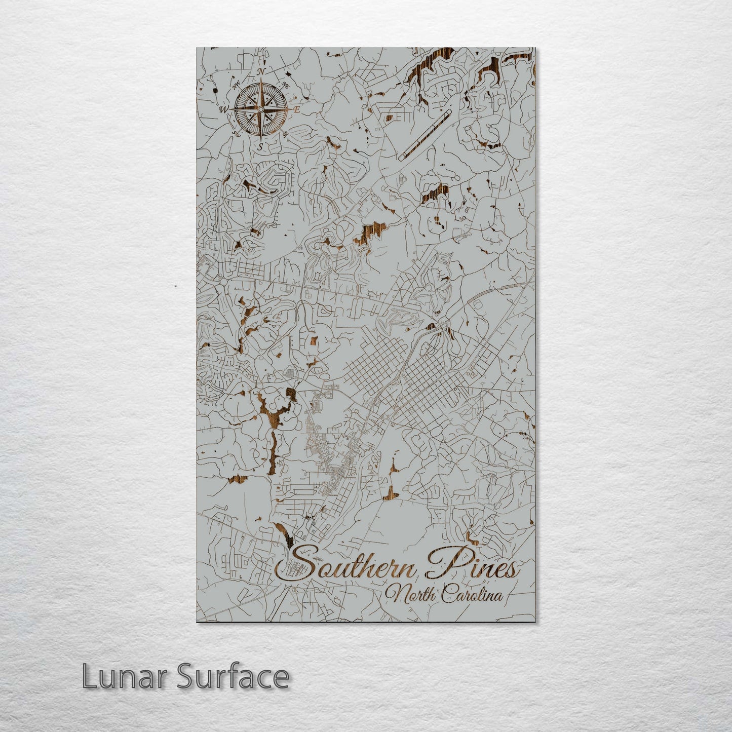 Southern Pines, North Carolina Street Map