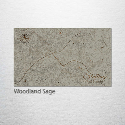 Stallings, North Carolina Street Map