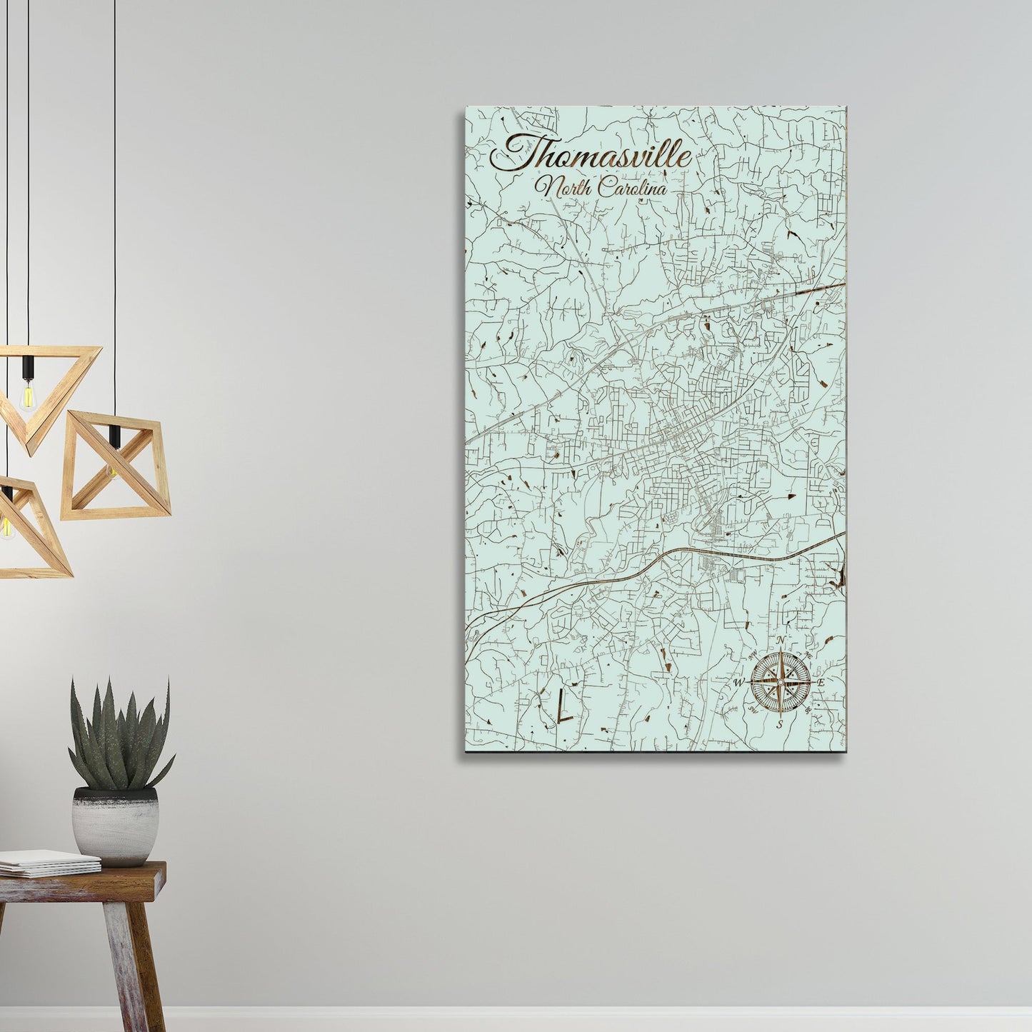 Thomasville, North Carolina Street Map