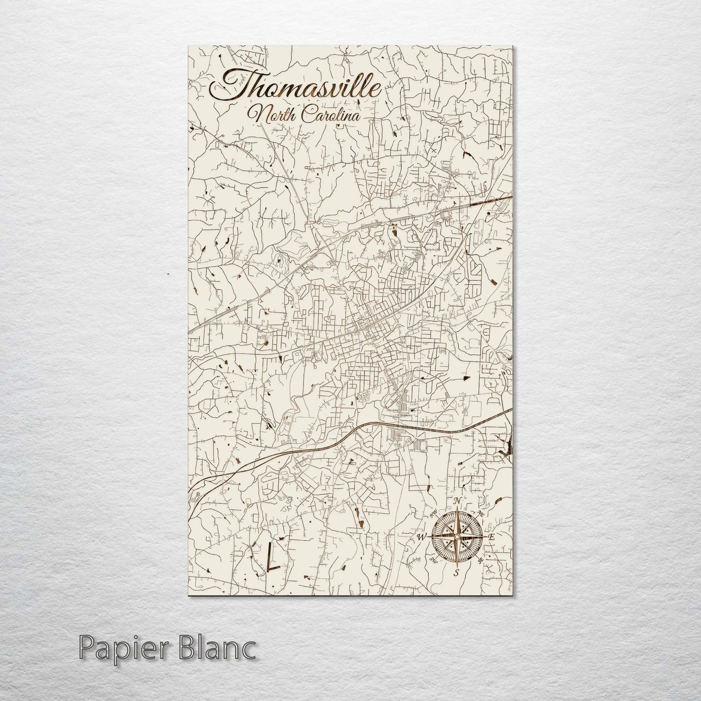 Thomasville, North Carolina Street Map