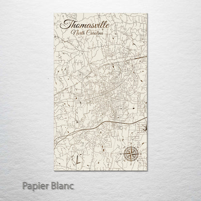 Thomasville, North Carolina Street Map