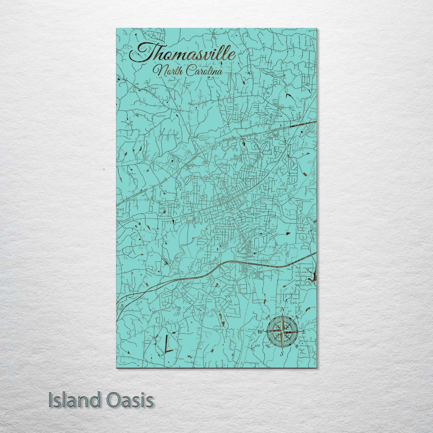 Thomasville, North Carolina Street Map