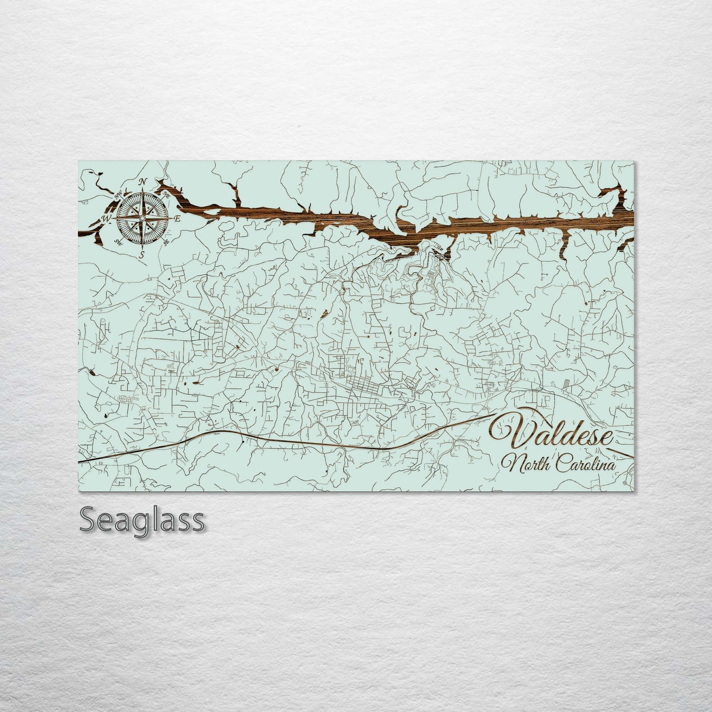 Valdese, North Carolina Street Map