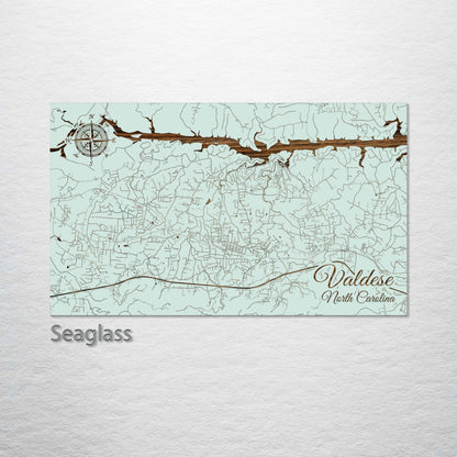 Valdese, North Carolina Street Map