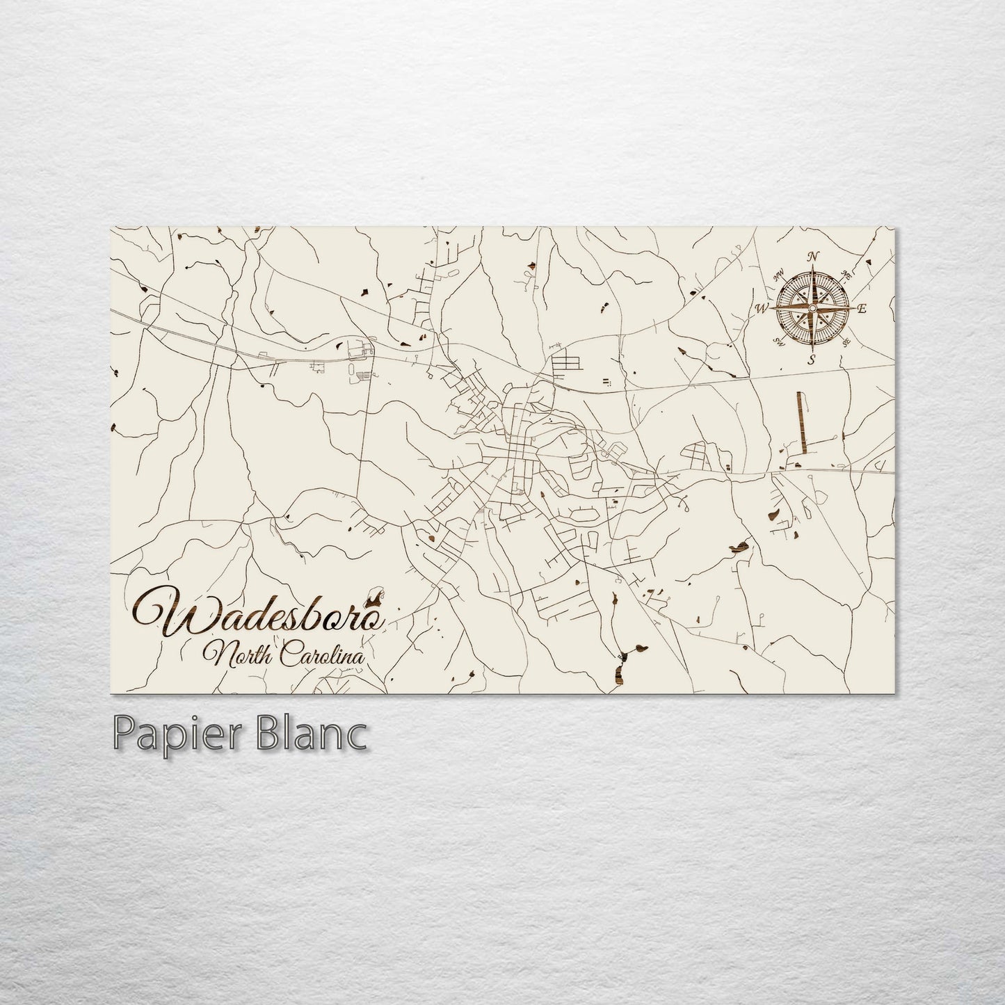 Wadesboro, North Carolina Street Map