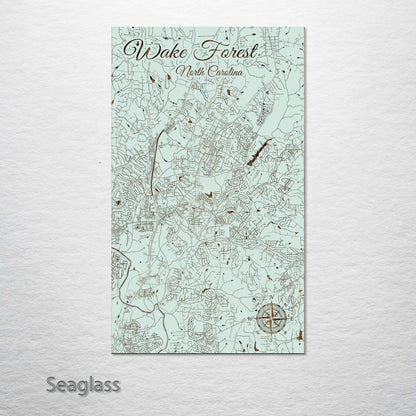 Wake Forest, North Carolina Street Map