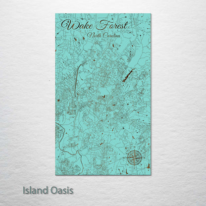 Wake Forest, North Carolina Street Map