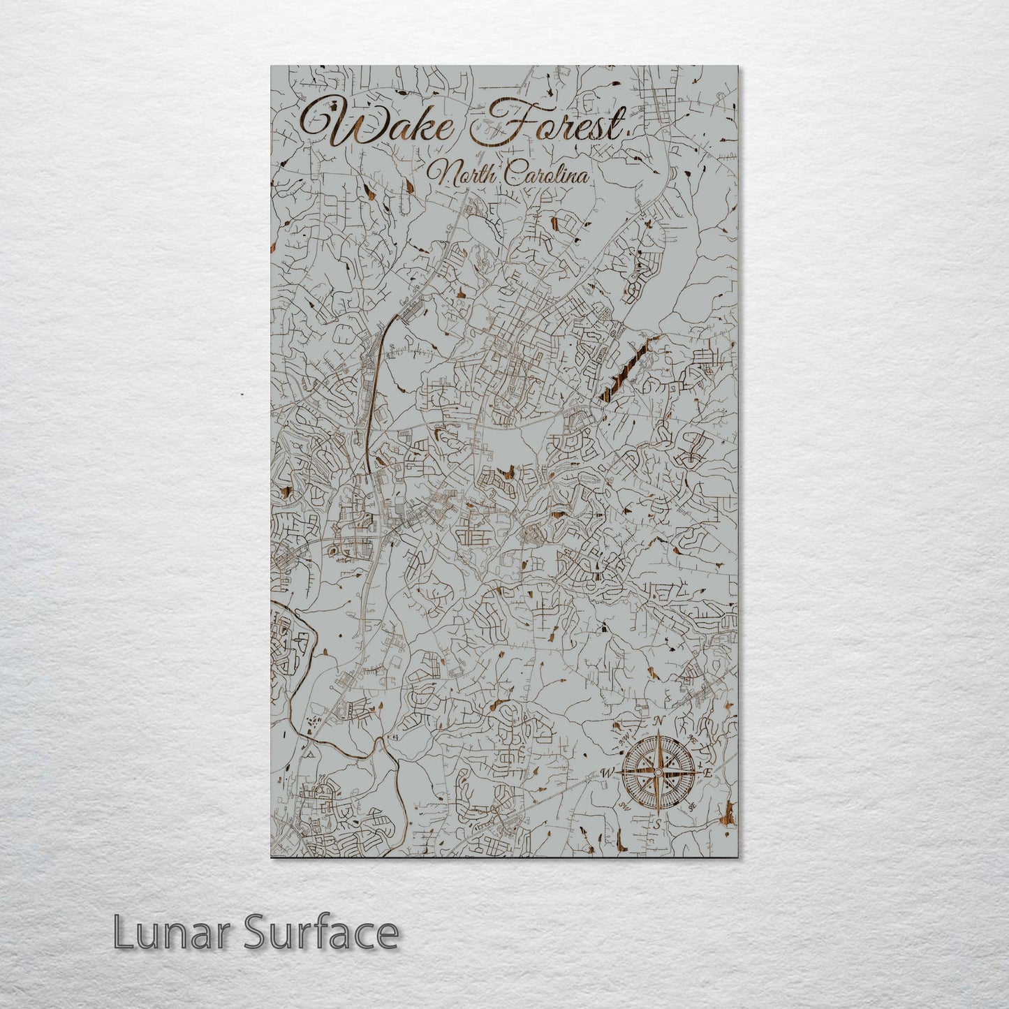 Wake Forest, North Carolina Street Map