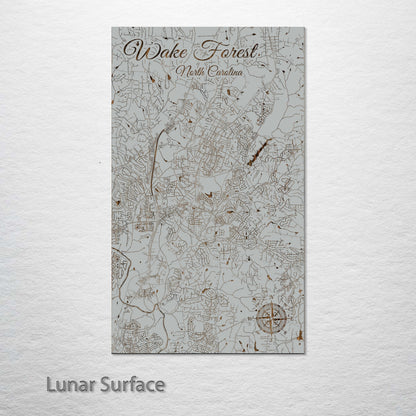 Wake Forest, North Carolina Street Map