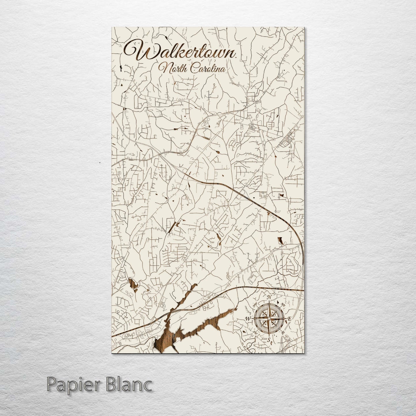 Walkertown, North Carolina Street Map