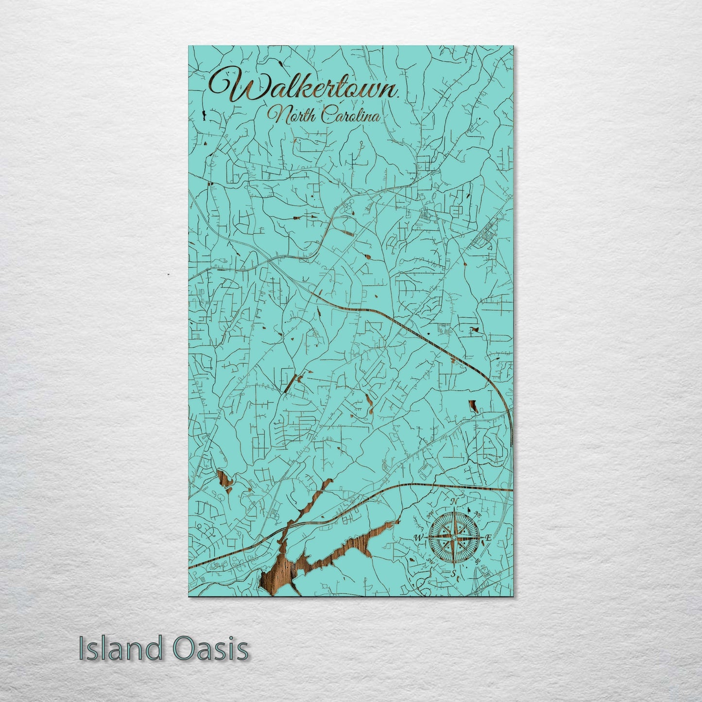 Walkertown, North Carolina Street Map