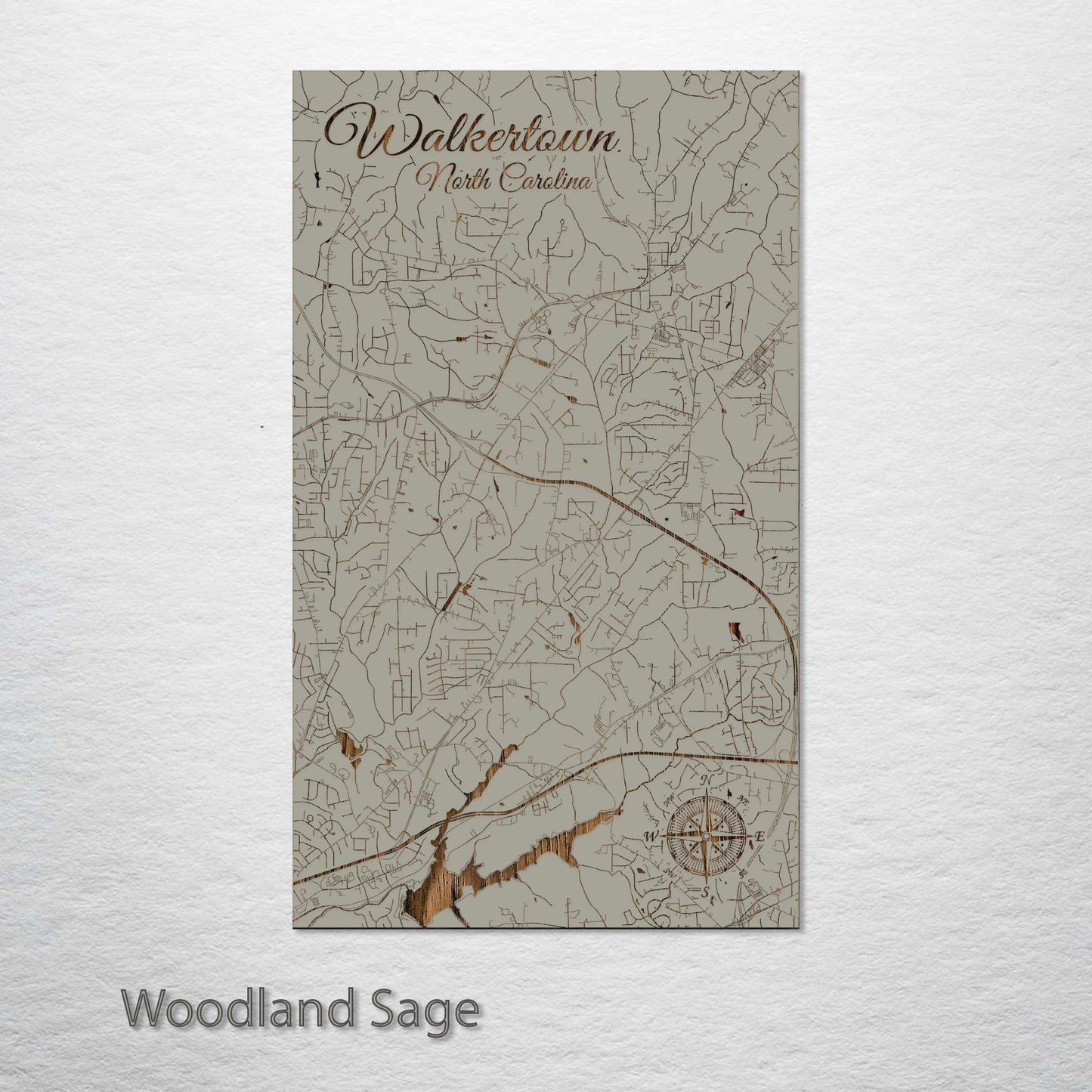 Walkertown, North Carolina Street Map