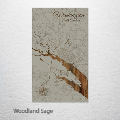 Washington, North Carolina Street Map