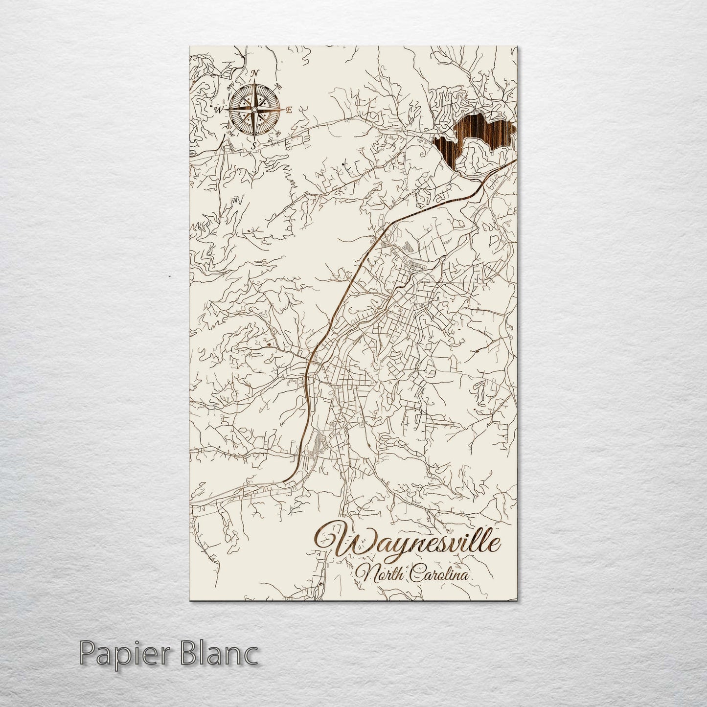 Waynesville, North Carolina Street Map