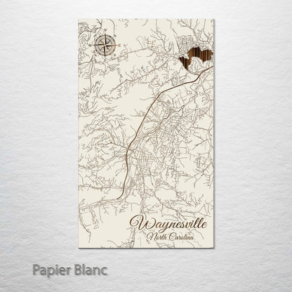 Waynesville, North Carolina Street Map