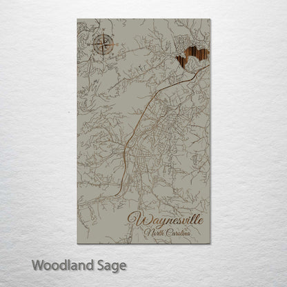 Waynesville, North Carolina Street Map