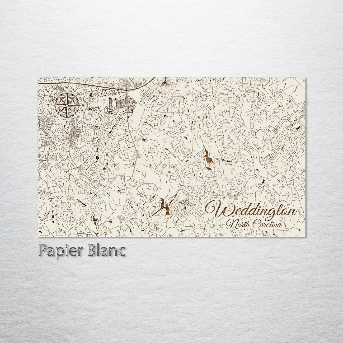 Weddington, North Carolina Street Map